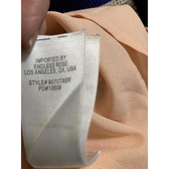 Endless Rose Embroidered Top Small Stunning Lined Art-To-Wear, Coquette, Spring - Picture 9 of 10